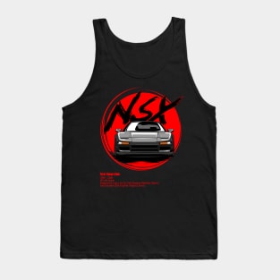 NSX Front Grey Tank Top